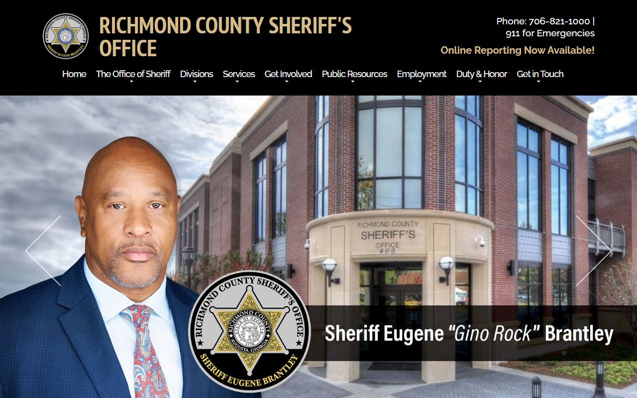 Richmond County Sheriff's Office website