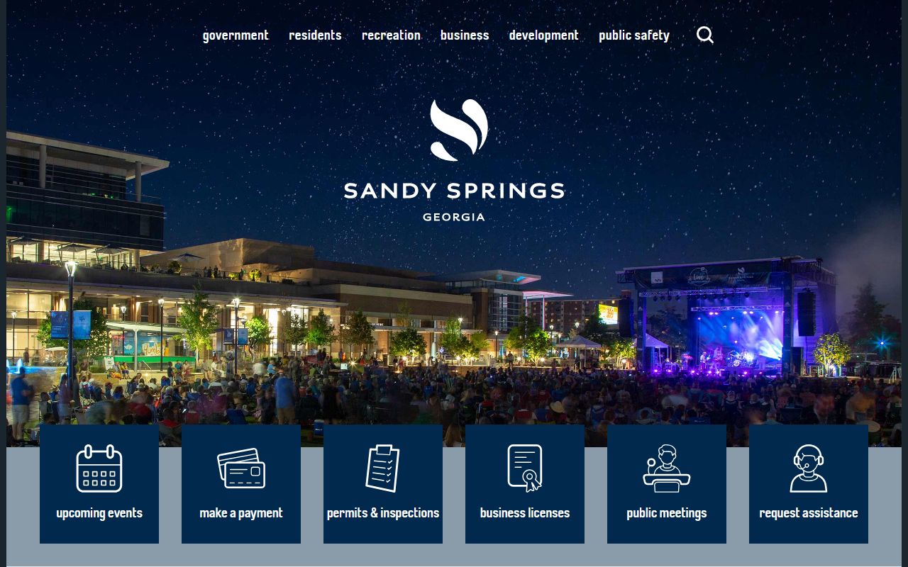 Sandy Springs city website and Fulton County jail records
