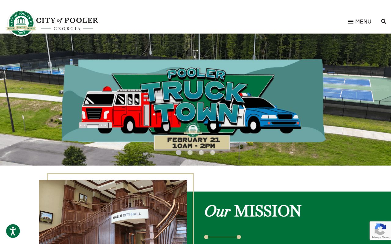 City of Pooler website for Pooler booking reports