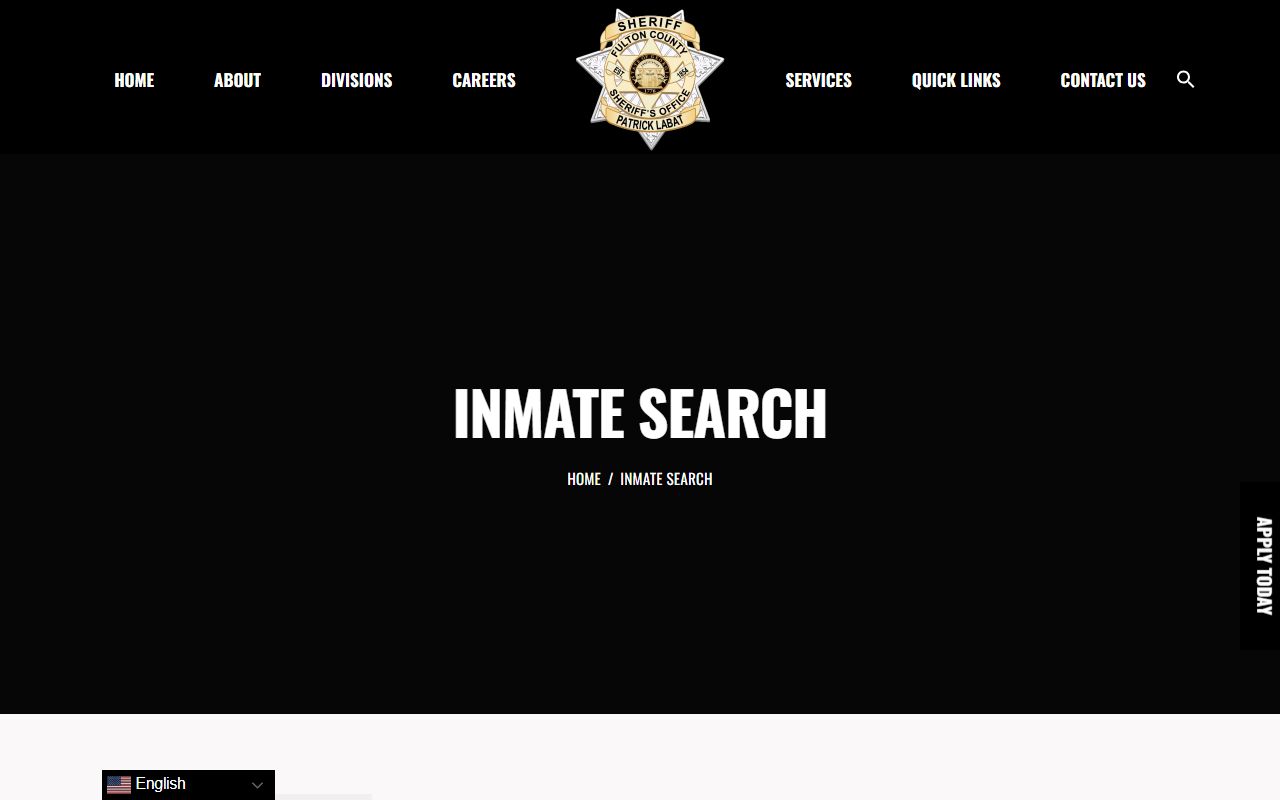 Fulton County booking reports inmate search